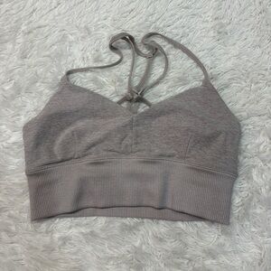 ALO Yoga Gray Sports Bra